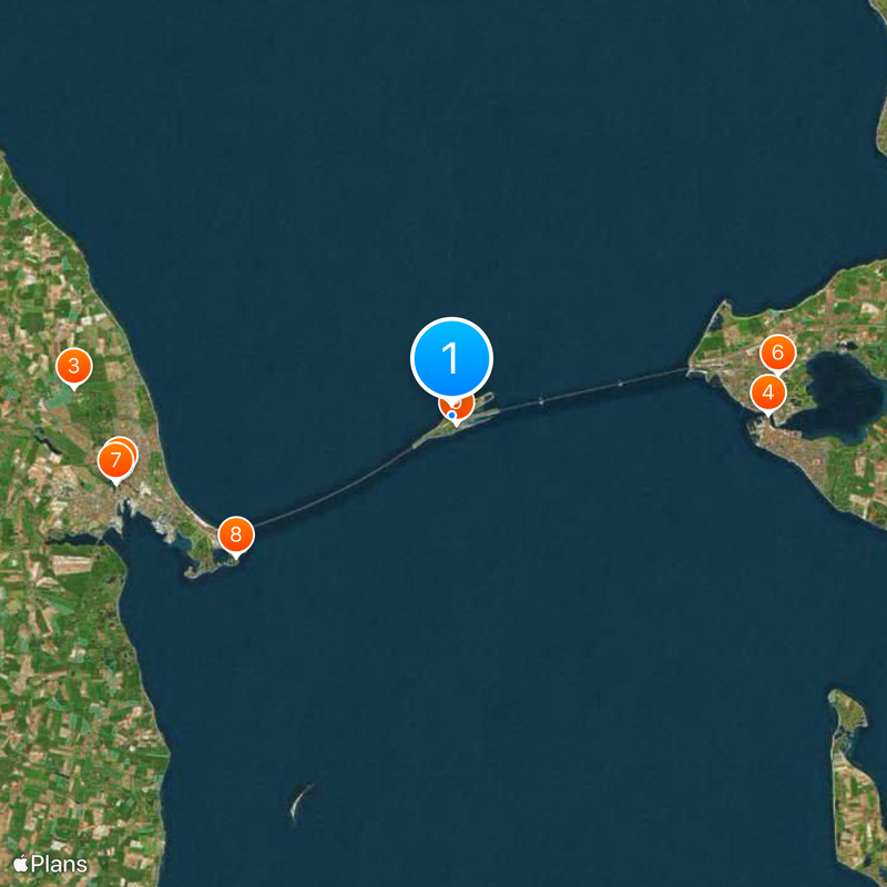 Great Belt Fixed Link Map