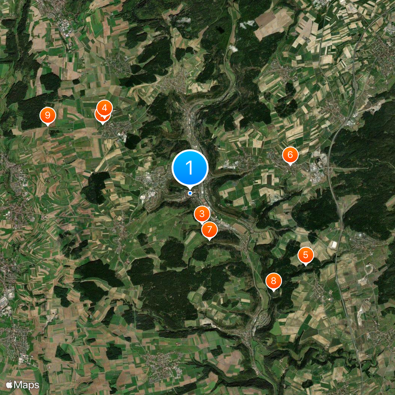 Oberndorf am Neckar Karte