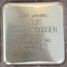 Stolperstein en memoria de Louis Cohen-Cossen