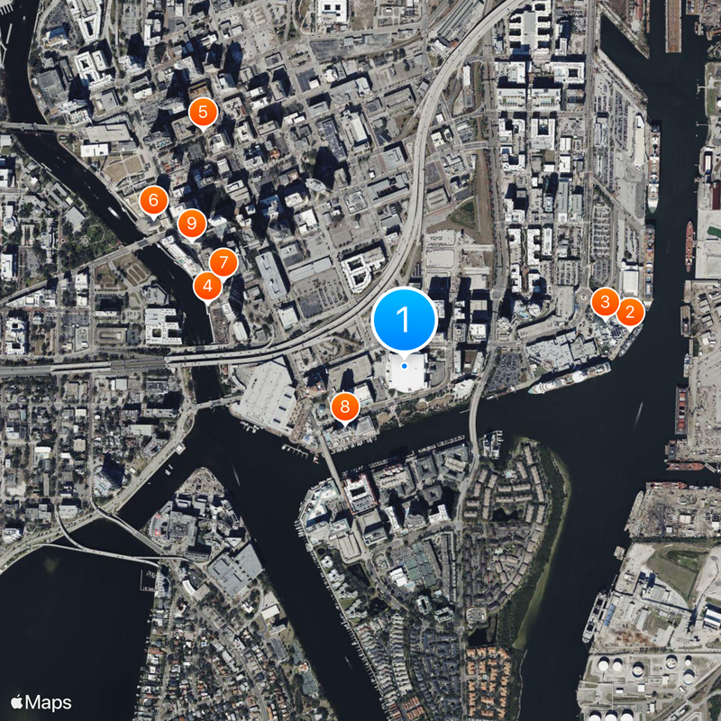 Amalie Arena Map
