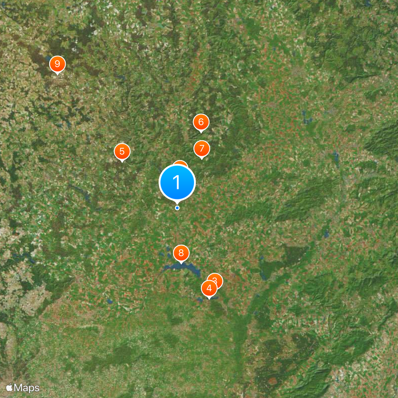 Jihomoravský kraj Karte