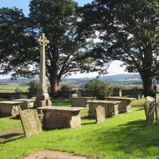 Churchyard cross in St Michael and All Angels' churchyard