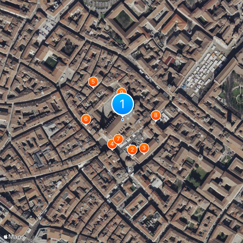 Basílica de Sant'Andrea Mapa