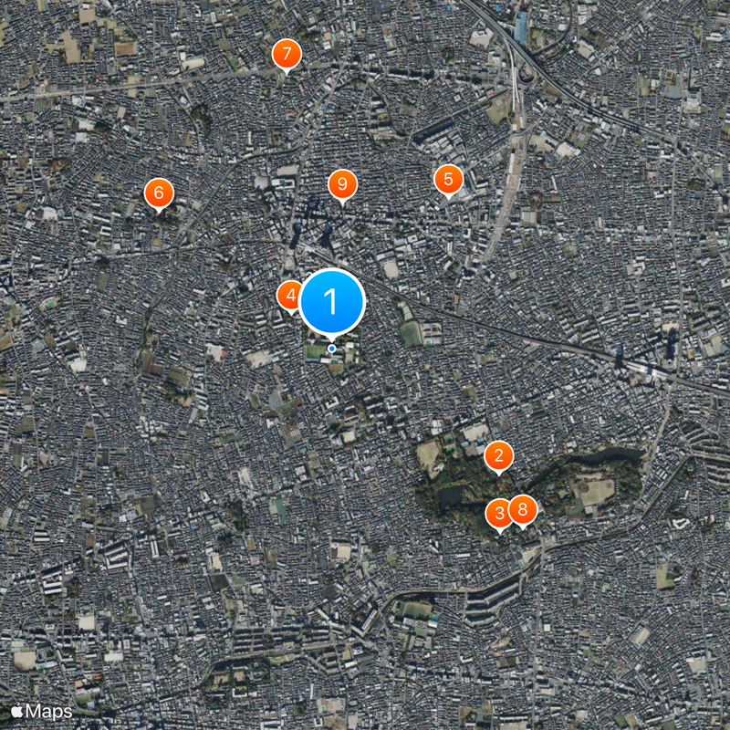 Tokyo Gakugei University International Secondary School Map