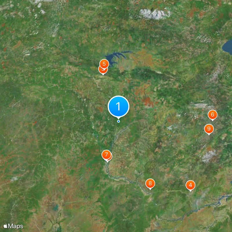 Vostochny Cosmodrome Map