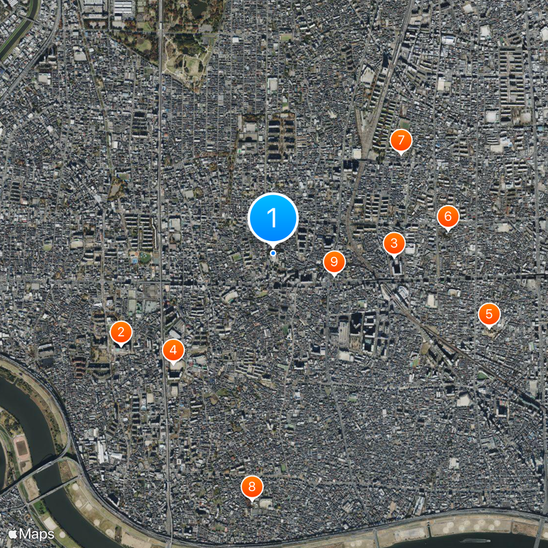 Nishiarai Daishi Karte