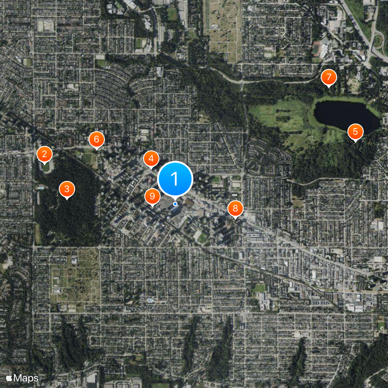 Metropolis at Metrotown Map
