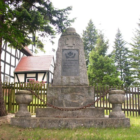 Denkmal für die Gefallenen des Ersten Weltkrieges Dorfstraße