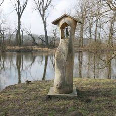 Zvonička na břehu Ohře v Košticích