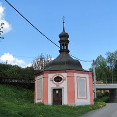 Železniční most u kaple v Dobré Vodě u Březnice