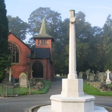 Cenotaph in south part of Overleigh Cemetery
