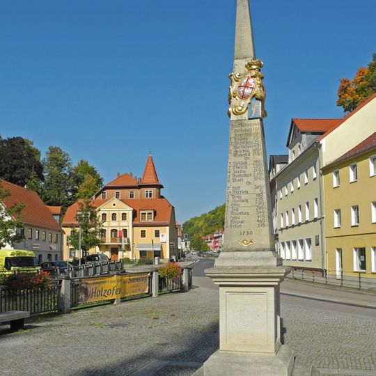 Polish-Saxon Post Milestone in Tharandt