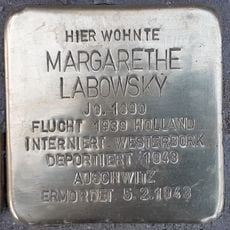 Stolperstein dedicated to Margarethe Labowsky
