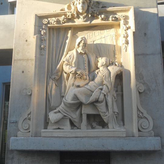 Relief Krankenbesuch by Carl Kundmann