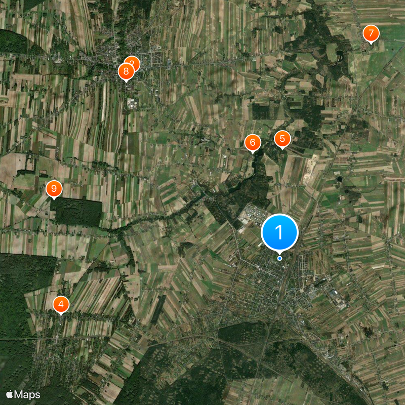 Koluszki Map