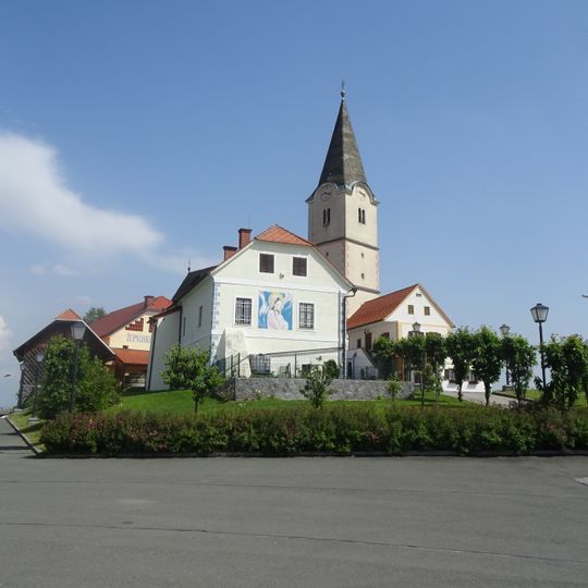 Mary Help parish church at Prihova