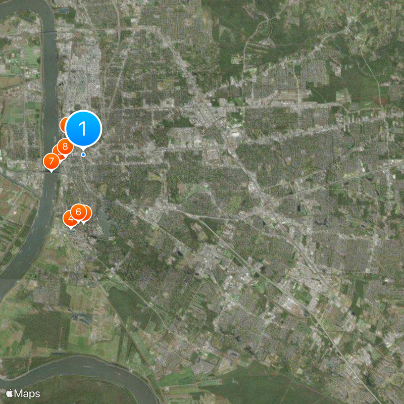 Baton Rouge Mapa