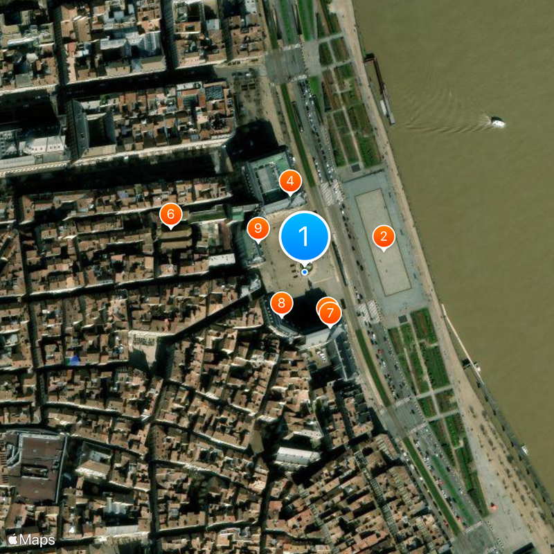 Place de la Bourse Map