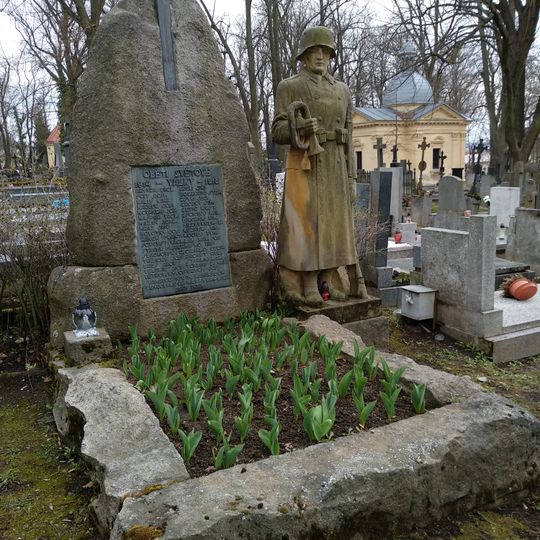 World War I memorial in Příbram Cemetery