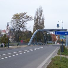 Most třídy Čs. armády přes Nežárku ve Veselí nad Lužnicí