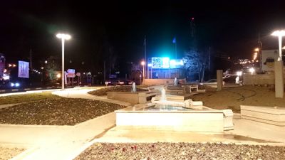 At night 0