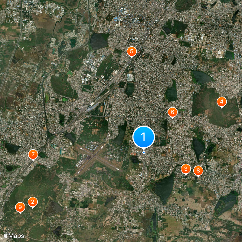 Bharath University Map