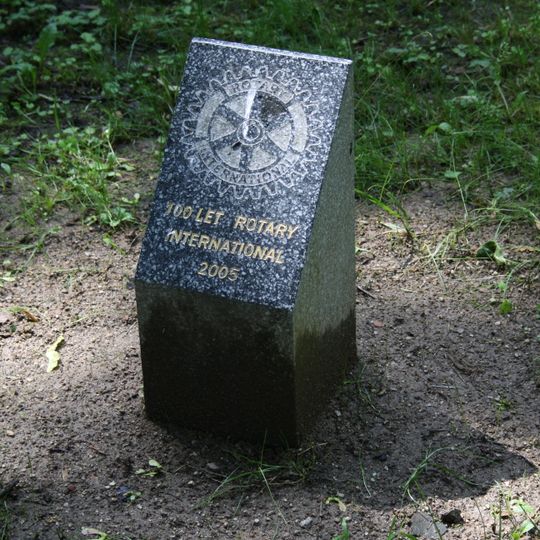 Památník 100 let Rotary International v Třebíči