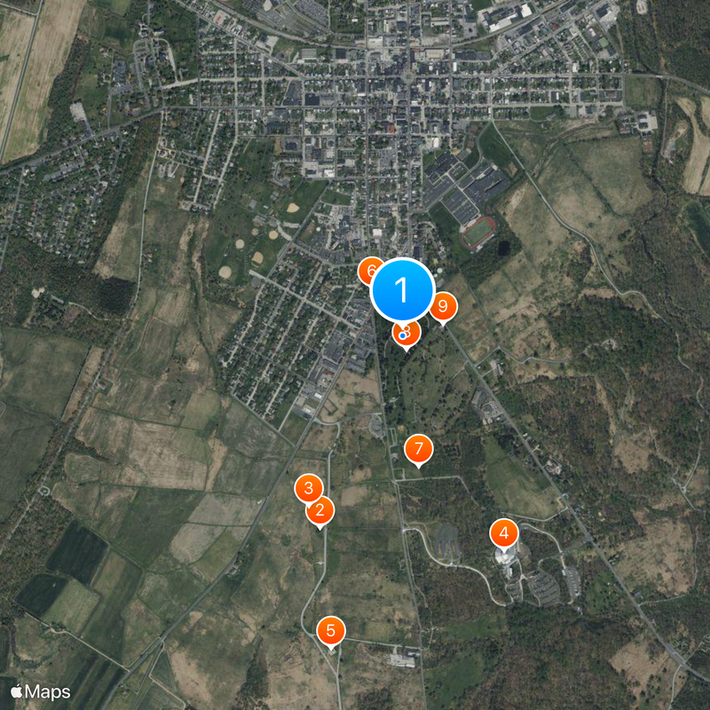 Gettysburg National Cemetery Map