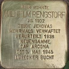 Stolperstein dedicated to Wilhelm Rengstorf