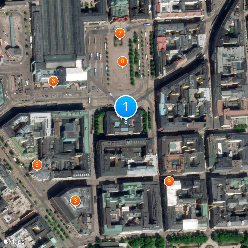 L'angelo ferito Mappa