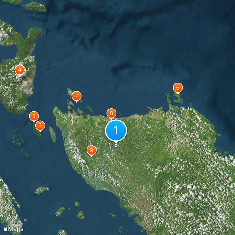 Sámar del Norte Mapa