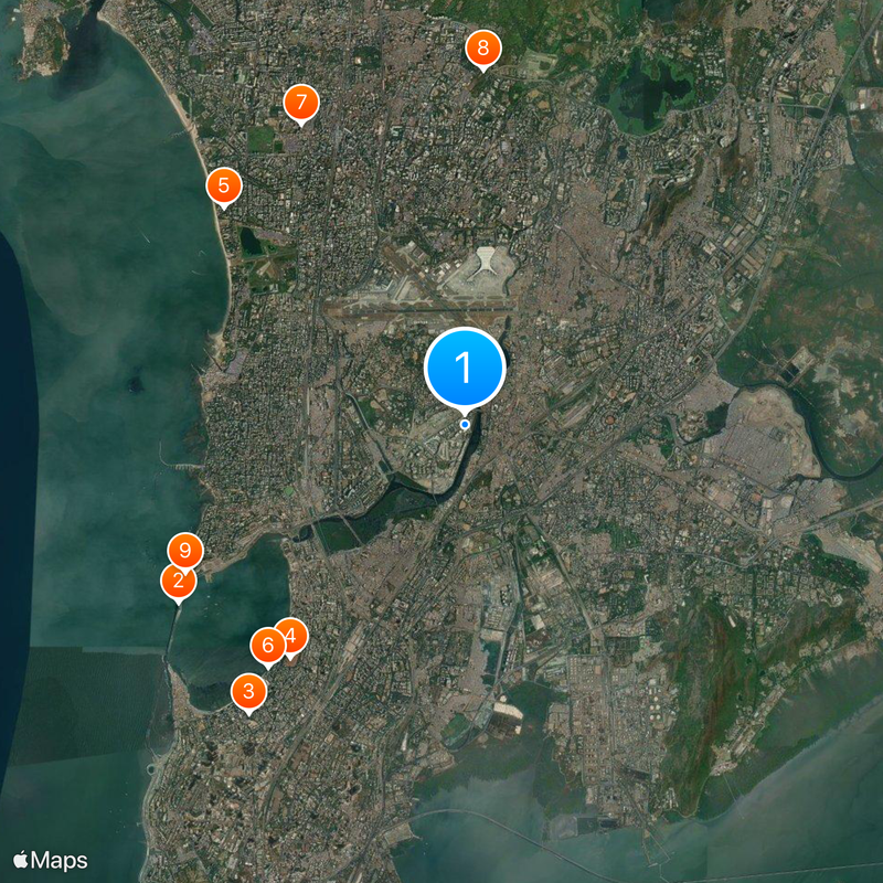 American School of Bombay Map