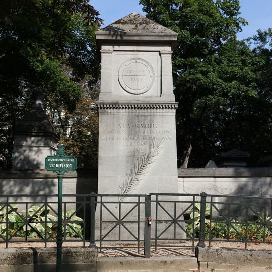 Memorial to the soldiers who died during the battle of Buzenval in 1871