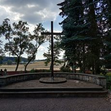 Central cross at Trutnov cemetery