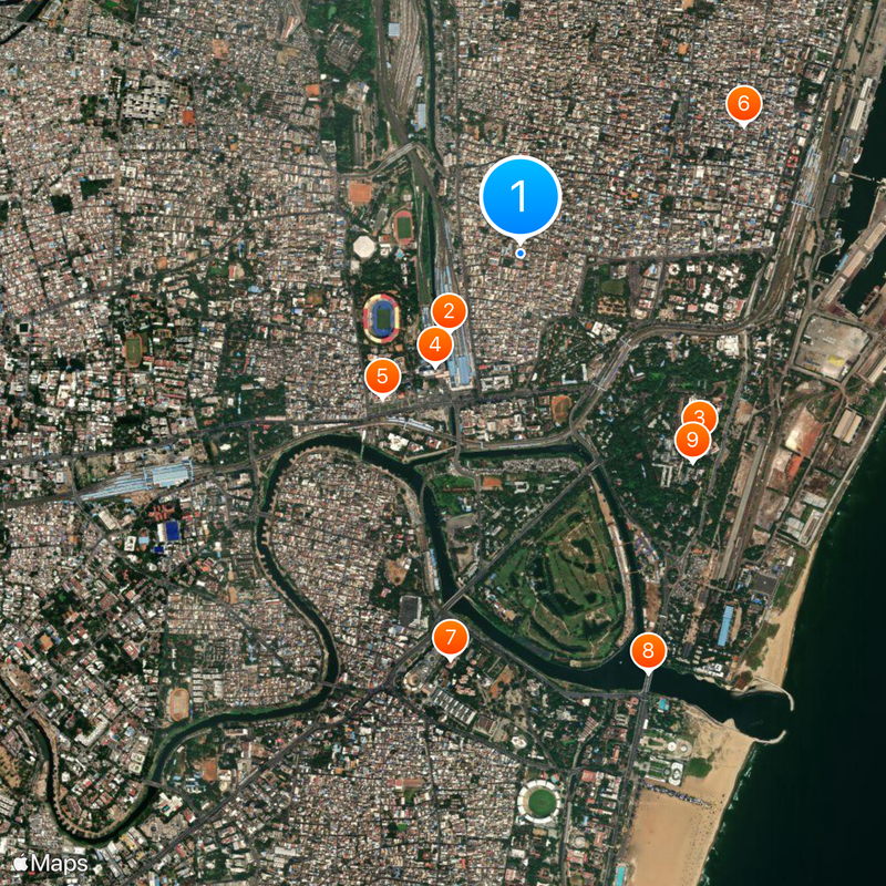 Sowcarpet Map