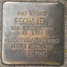 Stolperstein dedicated to Recha Levi