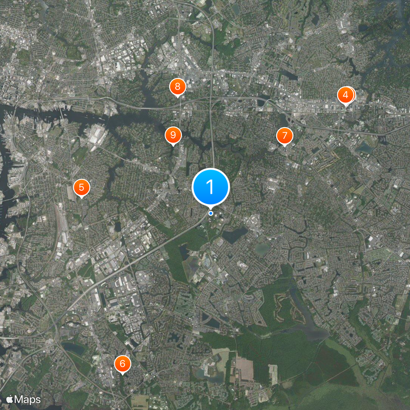 Regent University Map