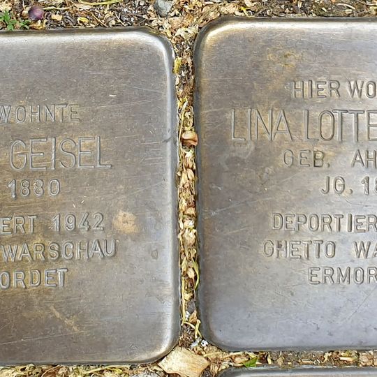 Stolperstein en memoria de Emma Geisel