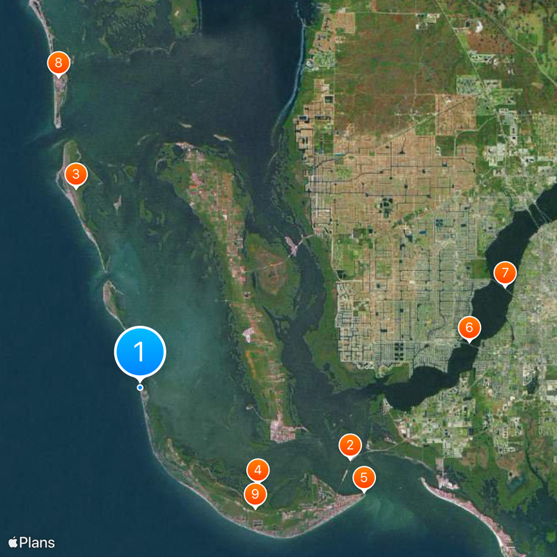 Captiva Island Carte