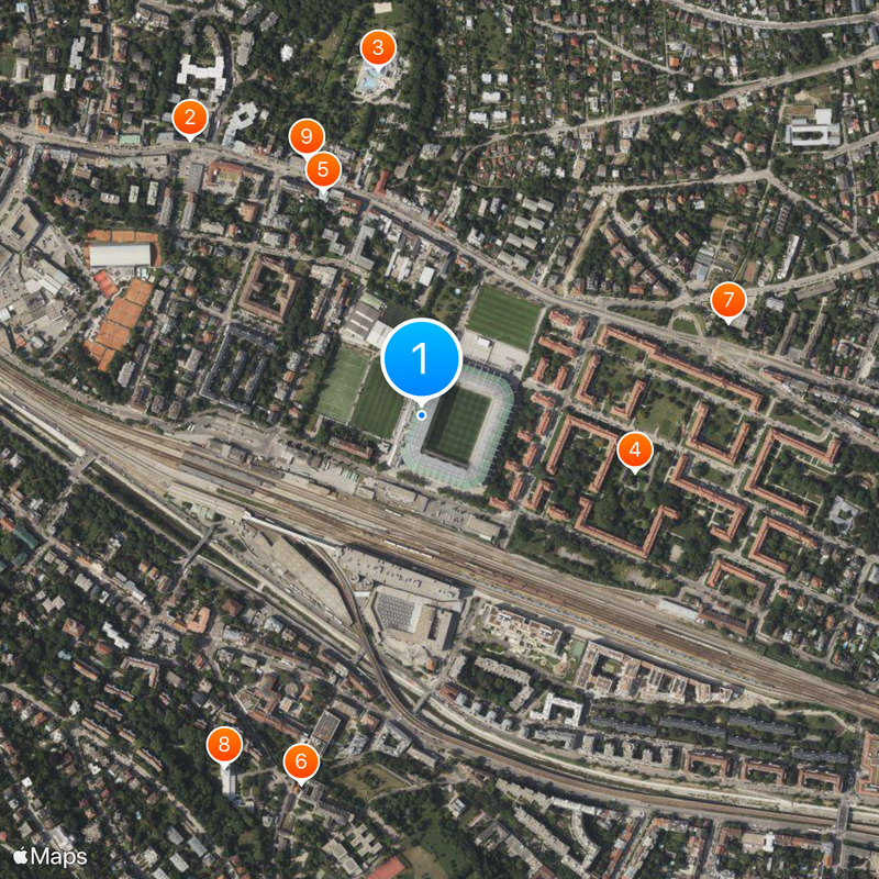 Allianz Stadion Map