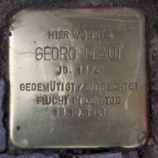 Stolperstein dedicated to Georg Plaut