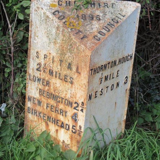 Milepost, Grange Farm, Thornton Common Road
