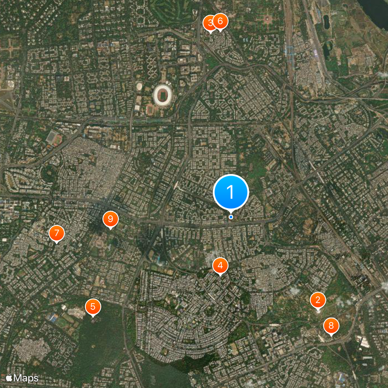 Municipal Corporation of Delhi Map