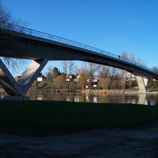 Footbridge in Kralupy nad Vltavou