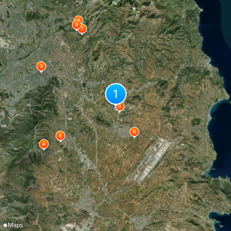 Attica Zoological Park Mapa