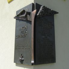 Pamětní deska v Medlově na budově muzea