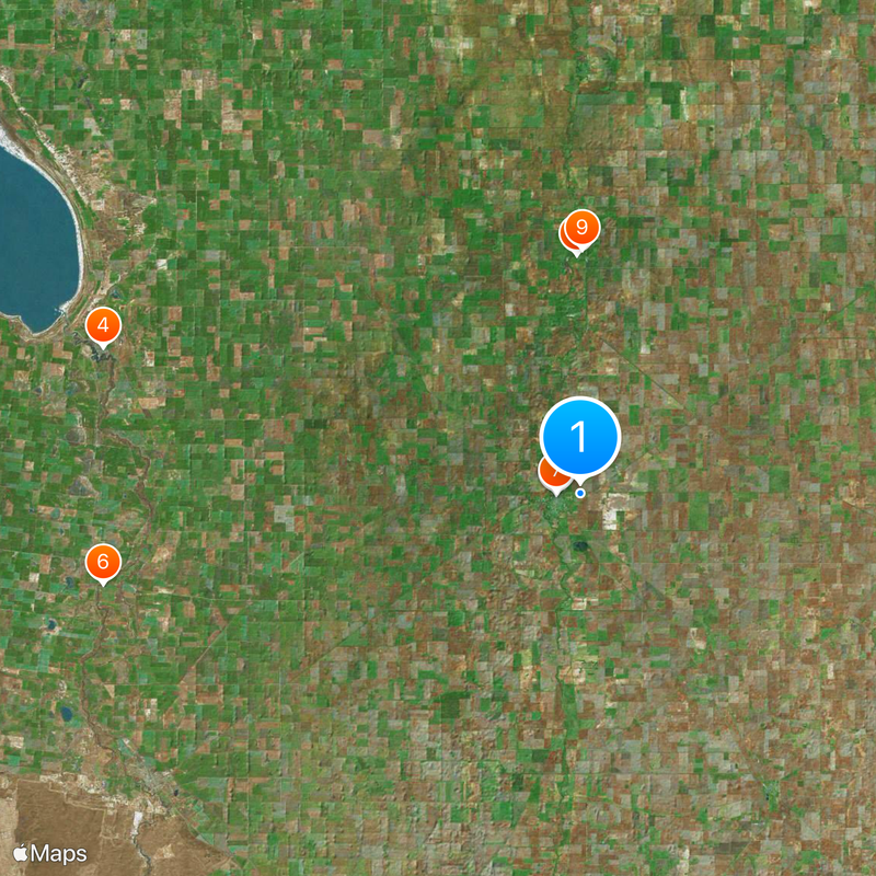 Warracknabeal Map