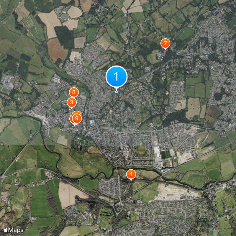 Wimborne Minster Mappa