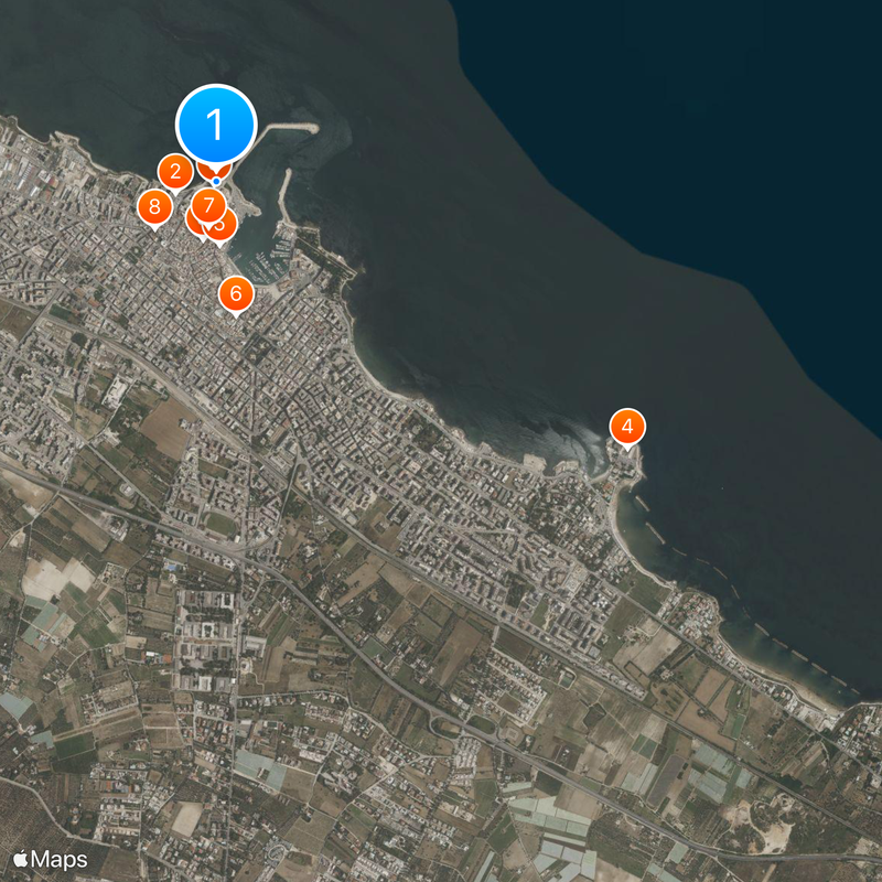 Trani Cathedral Mapa