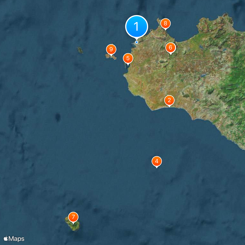 Libero consorzio comunale di Trapani Mappa